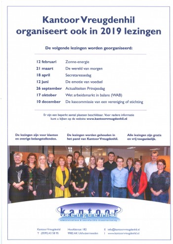 Poster lezingen 2019