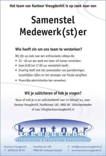 Samenstel medewerkster